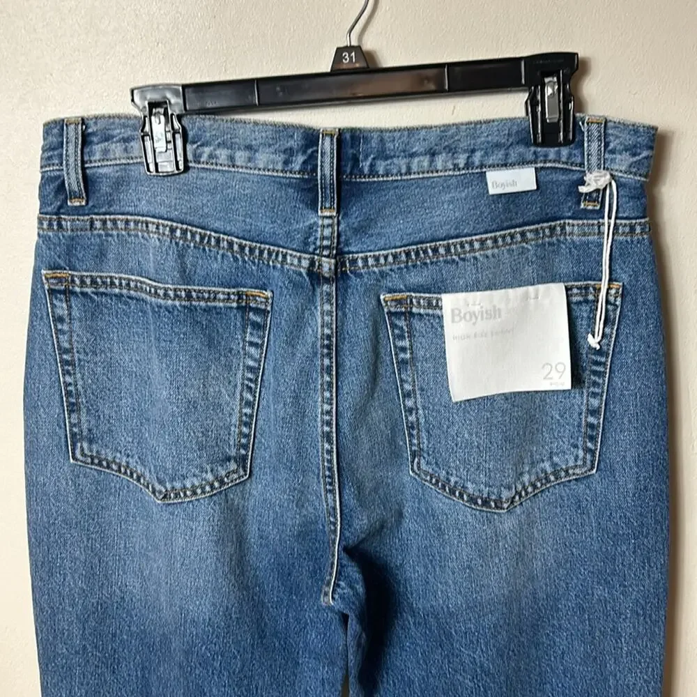 NWT Boyish Billy high rise skinny jeans in Freaks wash